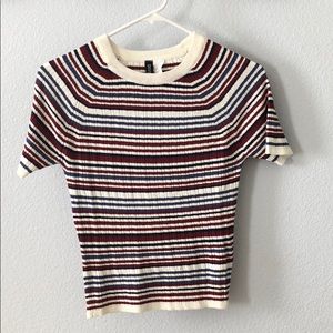 Striped fitted shirt